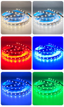 RGBCCT 5in1 LED Flexible Strip Light, 16.4Feet (5Meters) SMD5050-300, 60LEDs per Meter RGB and Dual White Color All In One LED Tape Light