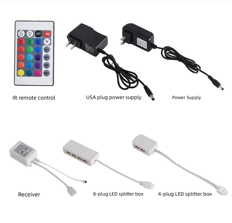 RGB LED Under Cabinet Lighting Silver Rounded Aluminum Alloy Shell 2W 12VDC  Puck Light for Motorhome, Caravan, Truck, Kitchen, Wine Cabinet, Wardrobe