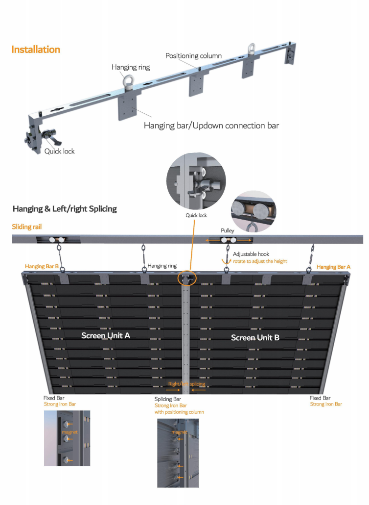19.68FT by 9.84FT (6x3 Meters 18SQM) Portable Rolling LED Display Scre ...