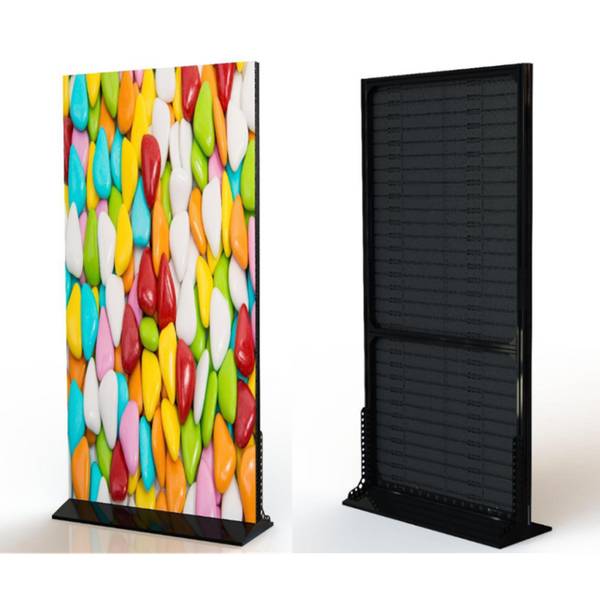 Portable Rolling LED Poster Display, Single Side Screen