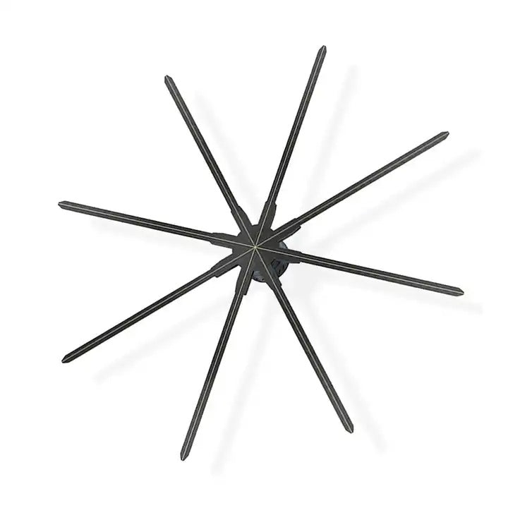 Free Shipping (150M) 150cm 3D Hologram Fan High Brightness Remote Control 8 Blades 3Display LEDs Advertising Display