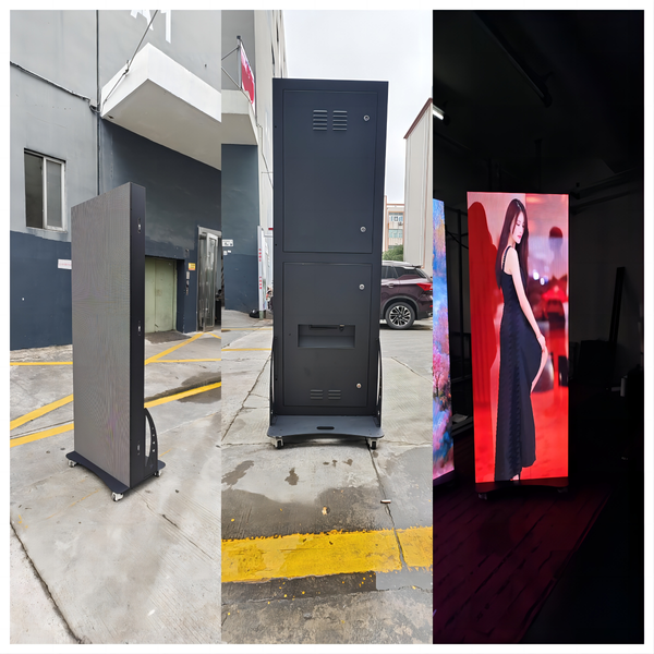 EPO Series 640x2000mm Outdoor LED Poster Display in 2.5mm Pixel Pitch >5000Nits Brightness