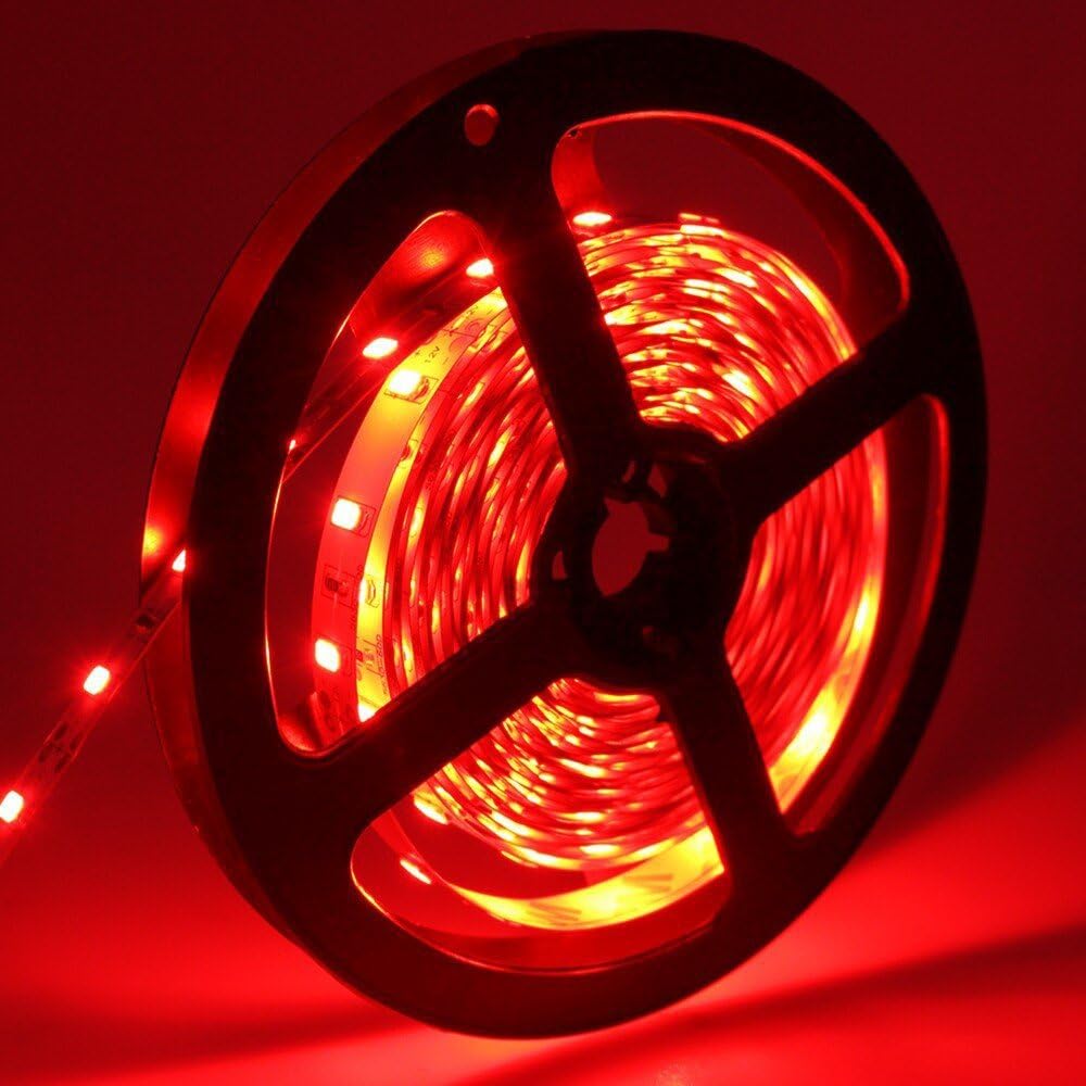 660–670nm SMD2835 DC12V Red LED Strip Light – Deep Red Light for Thera