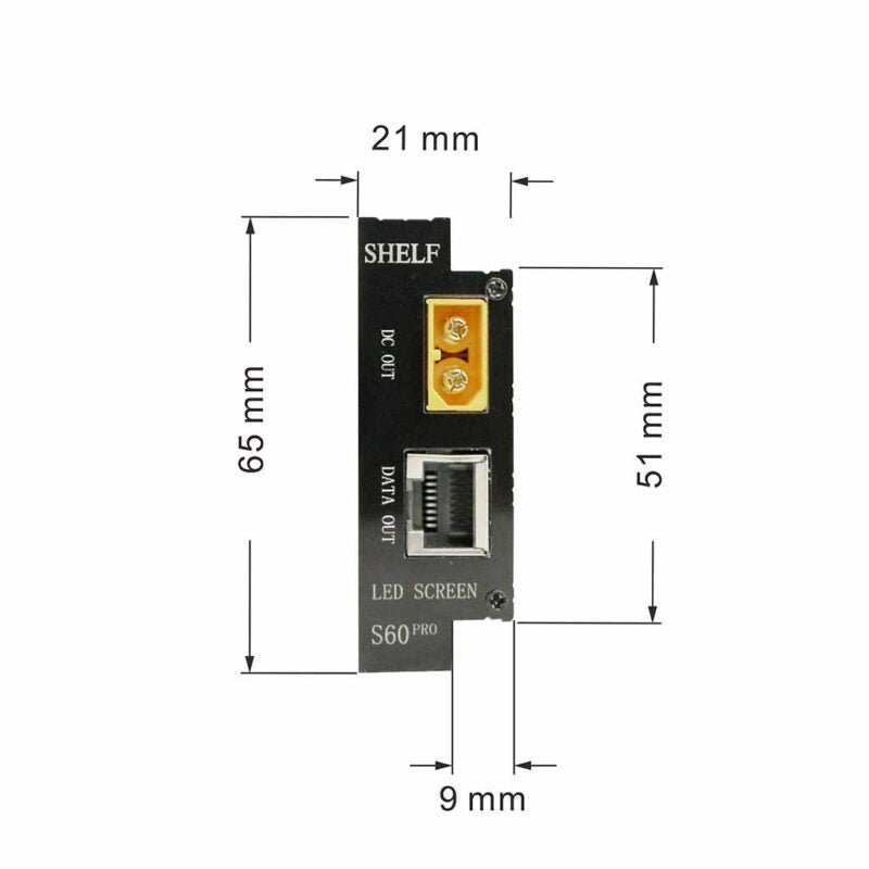 S60PRO Shelf LED Display Screen, 60mm Tall GOB LED Stretched Bar Screen