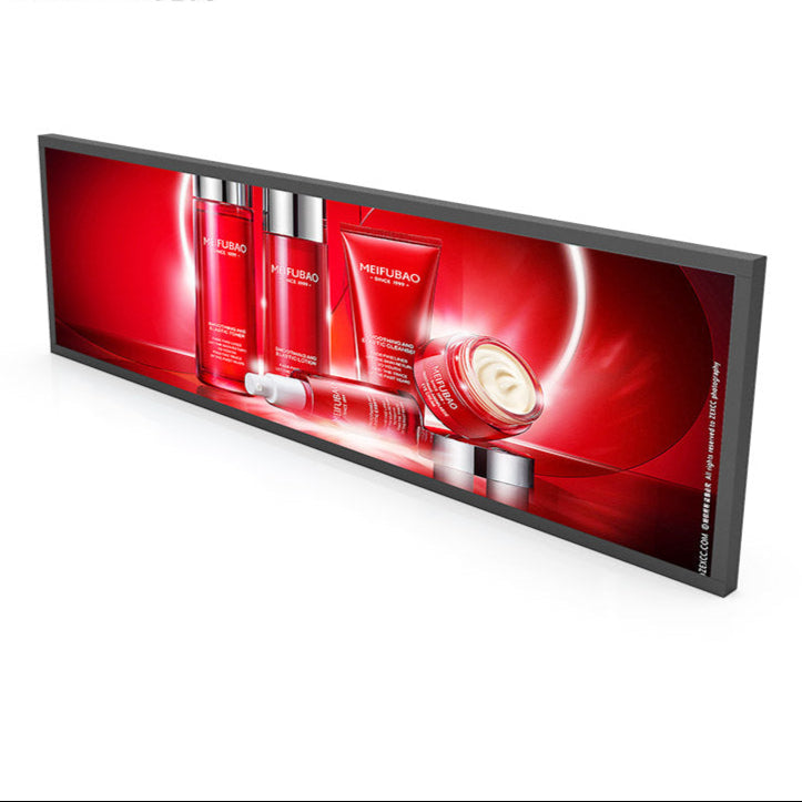 36.5" Stretched Bar LCD Display for airport /shoe stores
