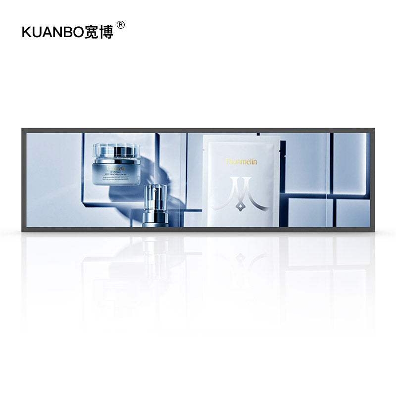 36.5" Stretched Bar LCD Display for airport /shoe stores