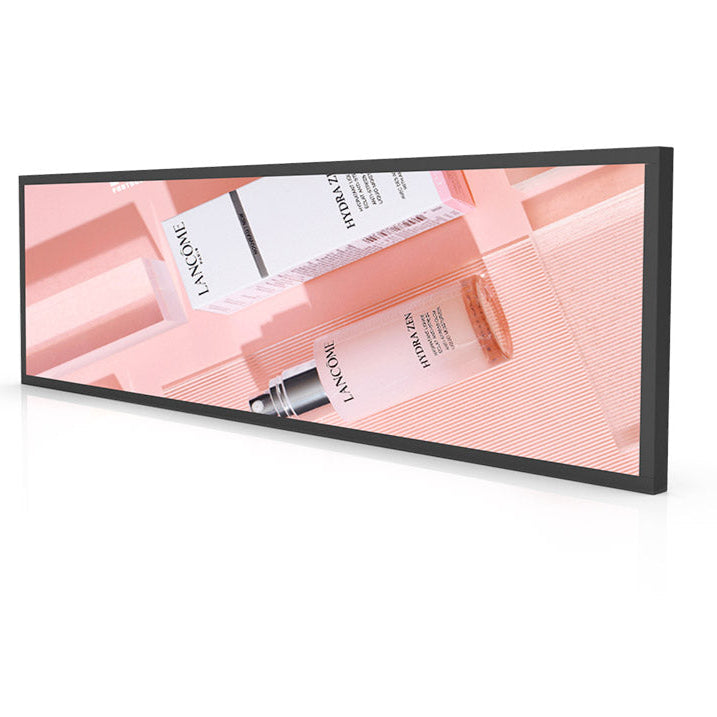 36.5" Stretched Bar LCD Display for airport /shoe stores