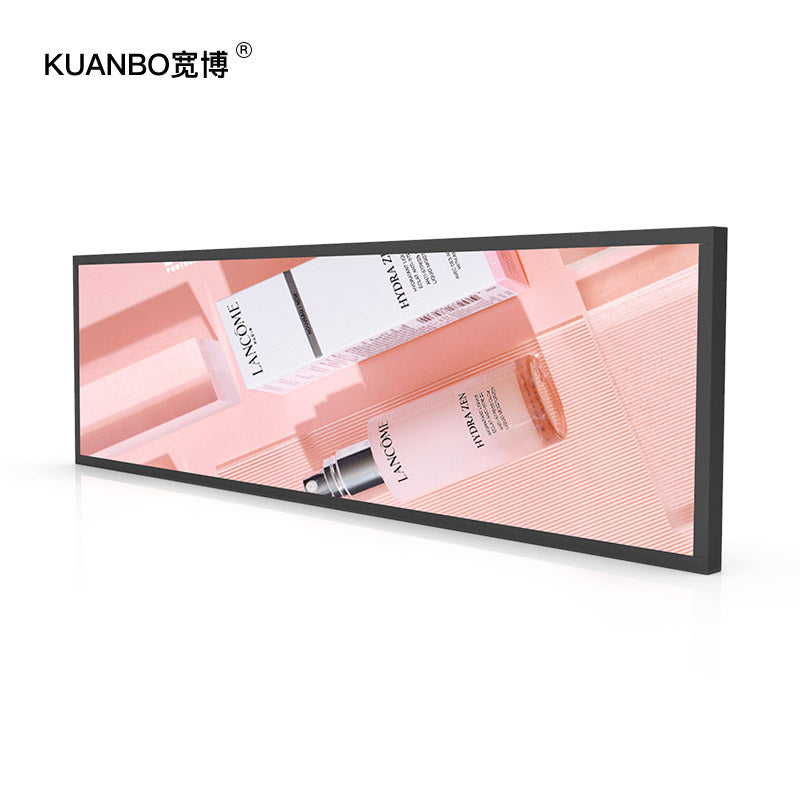 36.5" Stretched Bar LCD Display for airport /shoe stores