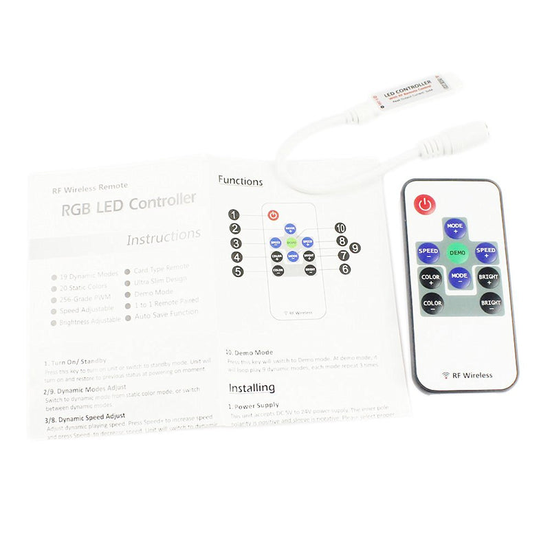 DC5-24V Dual Channels RGB WiFi LED Controller For Flexible LED