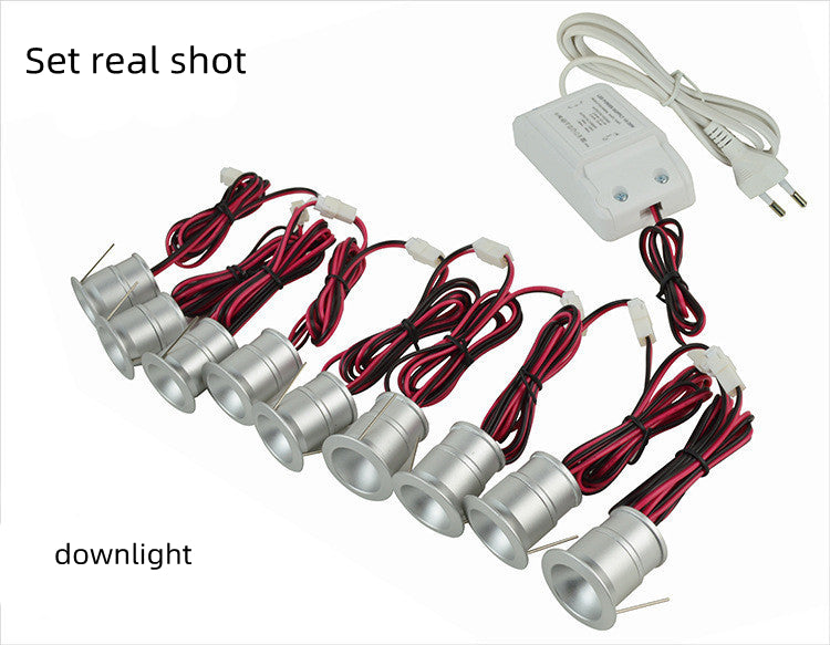 110v/220v AC Dimmable Anti-Fog Downlight Set Angle 30°/120° Opening 25mm Mini Star Lights Kit