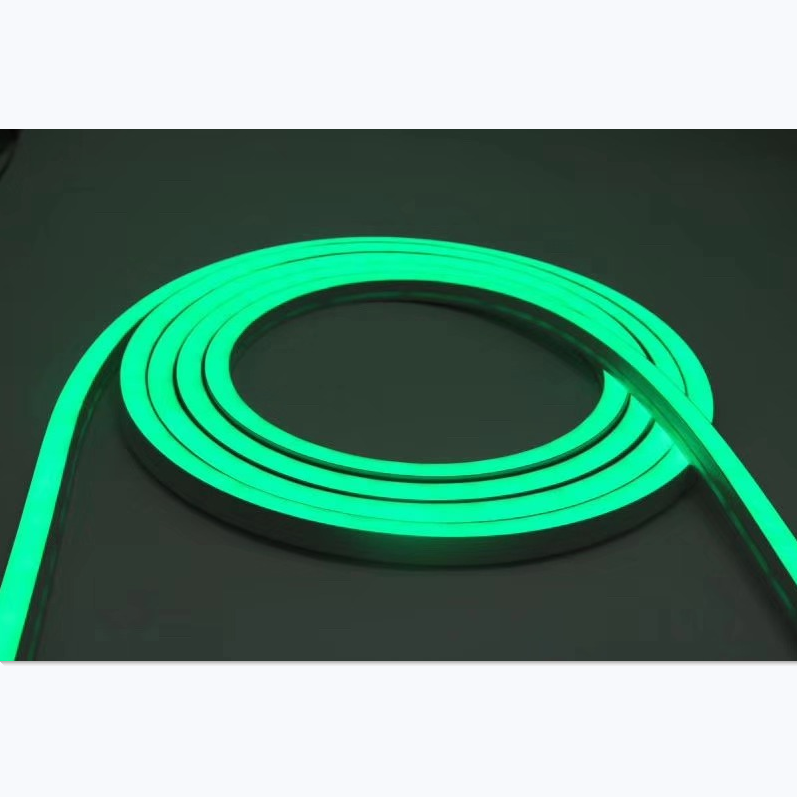 1M/5M/10M/20M Pack of T1616 One Face Emitting LED Neon Light Housing Kit with End Caps and Mounting Clips, Flexible Neon Channel Fit for 10/12 Wide LED Strip Lights