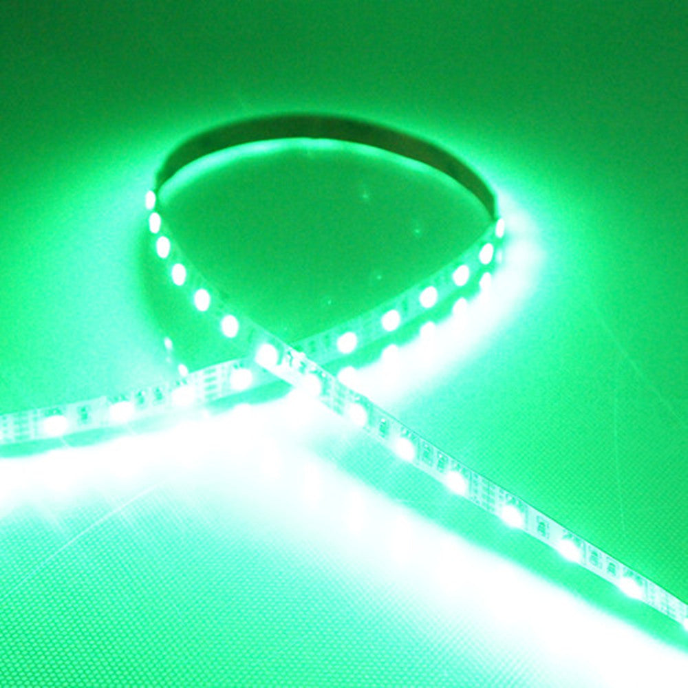 DC 12V Red/Blue/Green/Yellow Dimmable SMD5050-300 Flexible LED Strips 60 LEDs Per Meter 10mm Width 900lm Per Meter