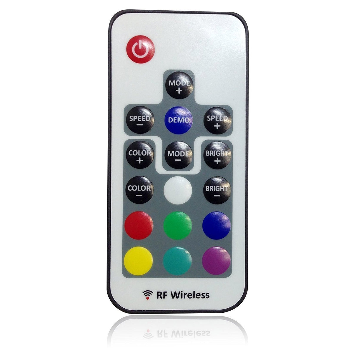 Mini Rf Rgb Remote Control Code RGB LED Strip Controller Demo – Mini RF Wireless Controller with 10-Ke