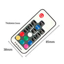 DC5-24V 12A RGB LED Dimmer Controller with Mini RF Wirelless 17keys Remote Controller for SMD5050 3528 RGB LED Strip Lights