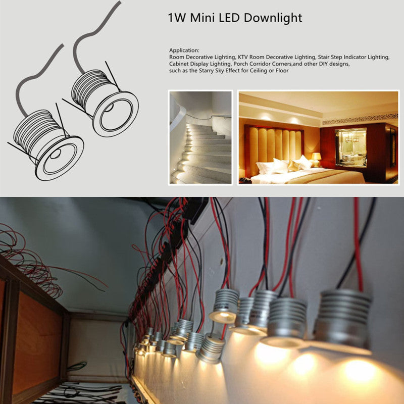 IP65 Outdoor Warm White Φ1.18in Recessed LED Step Deck Lights Low
