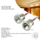 9pcs Pack Mini 1inch 1W Waterproof LED Step Lights IP65 Rated LED Deck Light Outdoor Recessed Star Ceiling Light