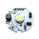 1W 3W DC12V-DC24V LED PCB Component 30mm Wide Round Board