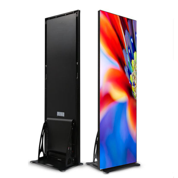 EP Series 480x1920mm Indoor LED Poster Display w/ Acrylic Protective Cover in 1.86 | 2.0 | 2.5mm Pixel Pitch