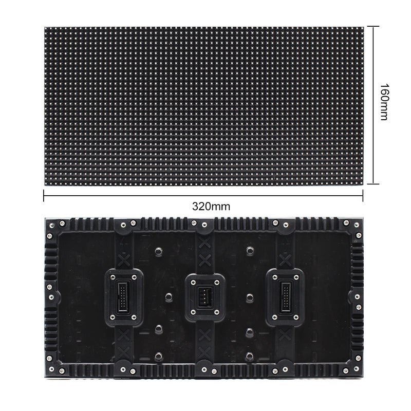 P4) LED Matrix Module, Full RGB Digital Pixel Panel Screen with3200 dots,  1/10 Scan, 4500 Nits Brightness For Outdoor Display(Size:320 * 160 mm) –  LEDLightsWorld