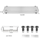 2 Pack H15050 Big Aluminum Extrusion Channel for Flush Mounting Linear Office Lighting System