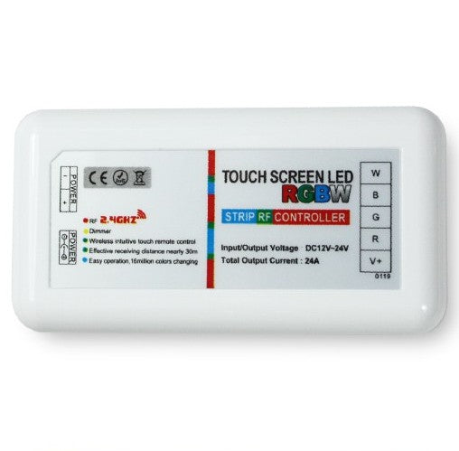 RGBW 2.4G RF Wireless Remote Controller with Color Ring Touchable Remo