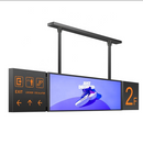 35” Stretched Bar LCD Display screen, dedicated shelf with Android information release system