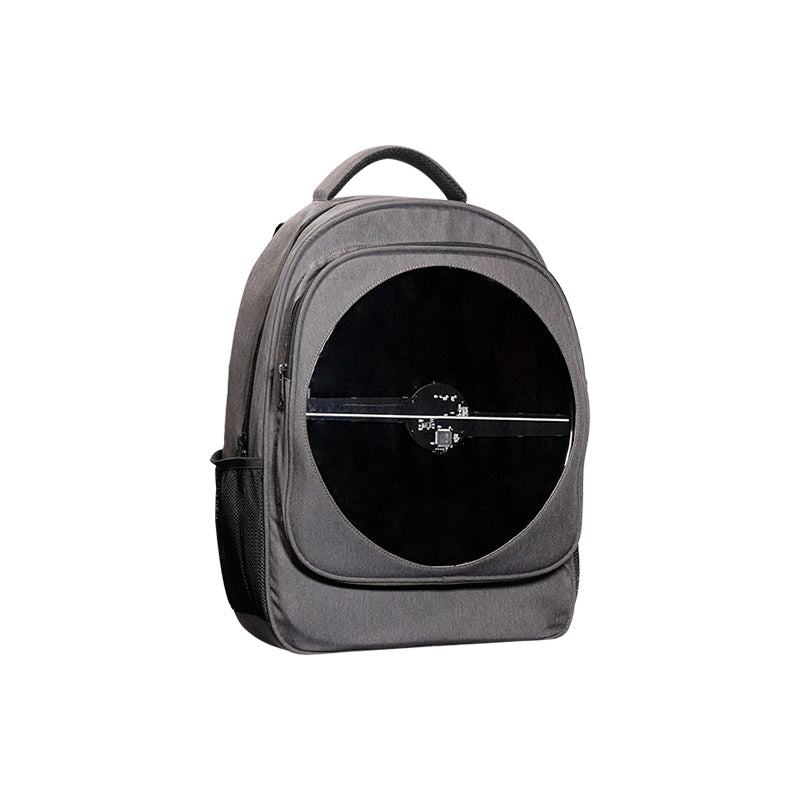 30cm 5VDC Powered Backpack 3D Hologram Fan in 2500cd/㎡ High Brightness HD Advertising Display
