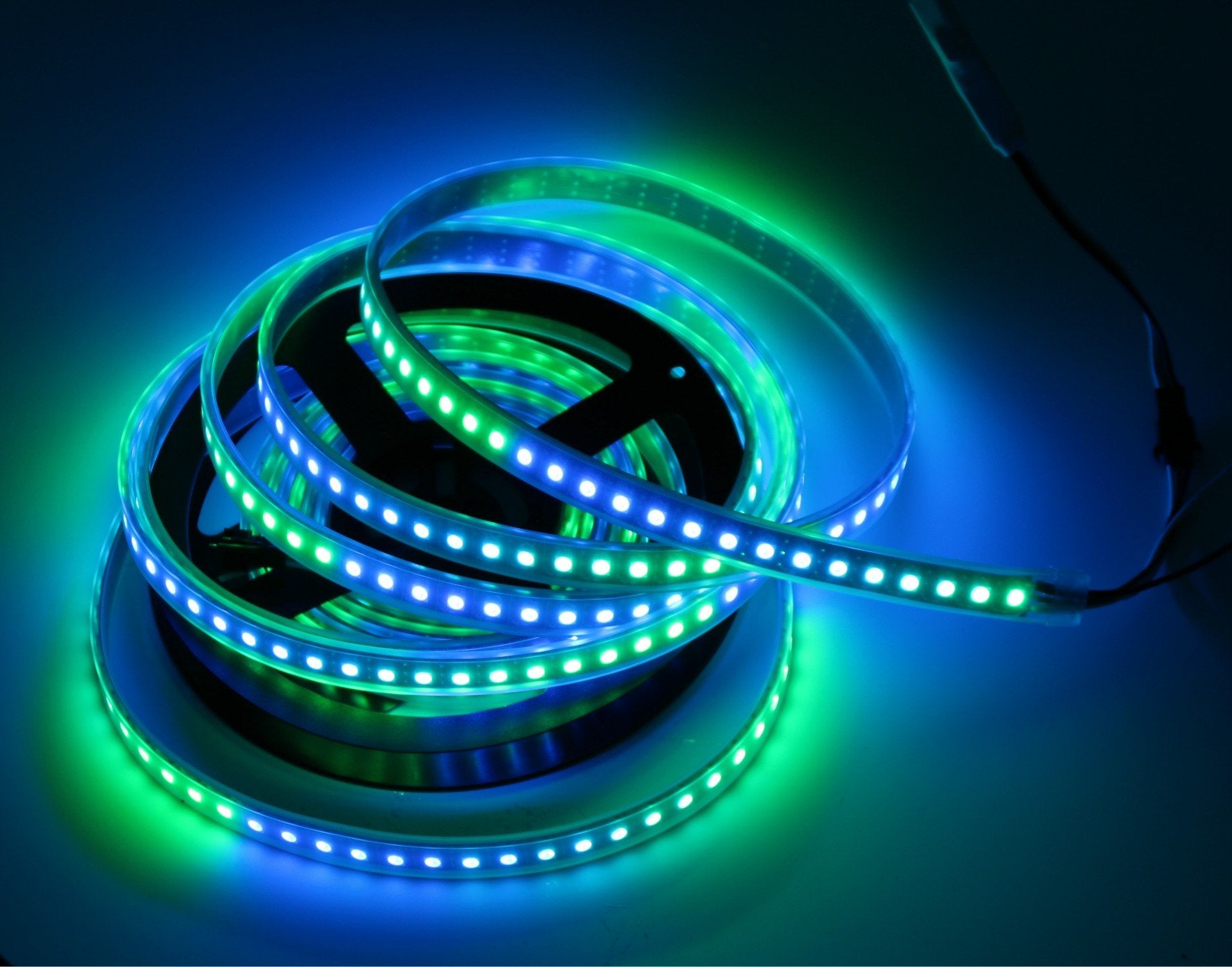 DC 5V SK6812 Individually Addressable LED Strip Light 5050 RGB 6.6 Feet (200cm) 144LED/Meter LED Pixel Flexible Tape White PCB