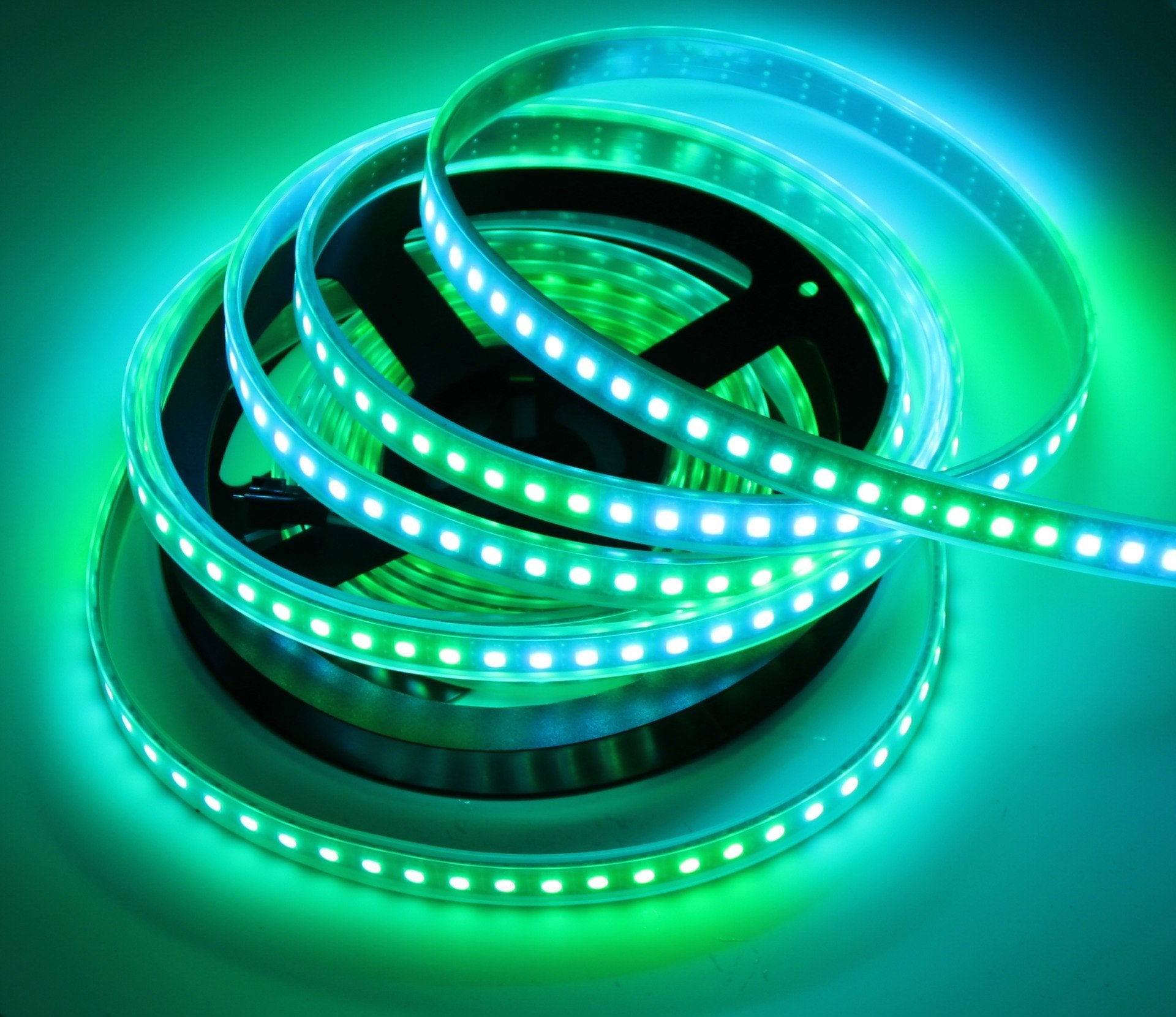DC 5V SK6812 Individually Addressable LED Strip Light 5050 RGB 6.6 Feet (200cm) 144LED/Meter LED Pixel Flexible Tape White PCB