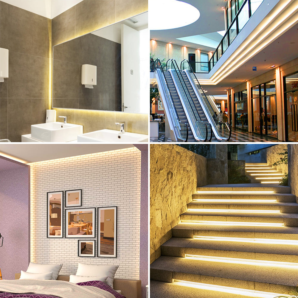 16.4FT 5Meter SMD5050 300LED 12V 60W True Color CRI95+ Full Spectrum Natural Light LED Strip Light
