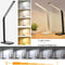 LED Desk Lamp with Wireless Chargers and USB Charging Port for Home Office, Desk Light withTimer for Reading, Study, Crafts