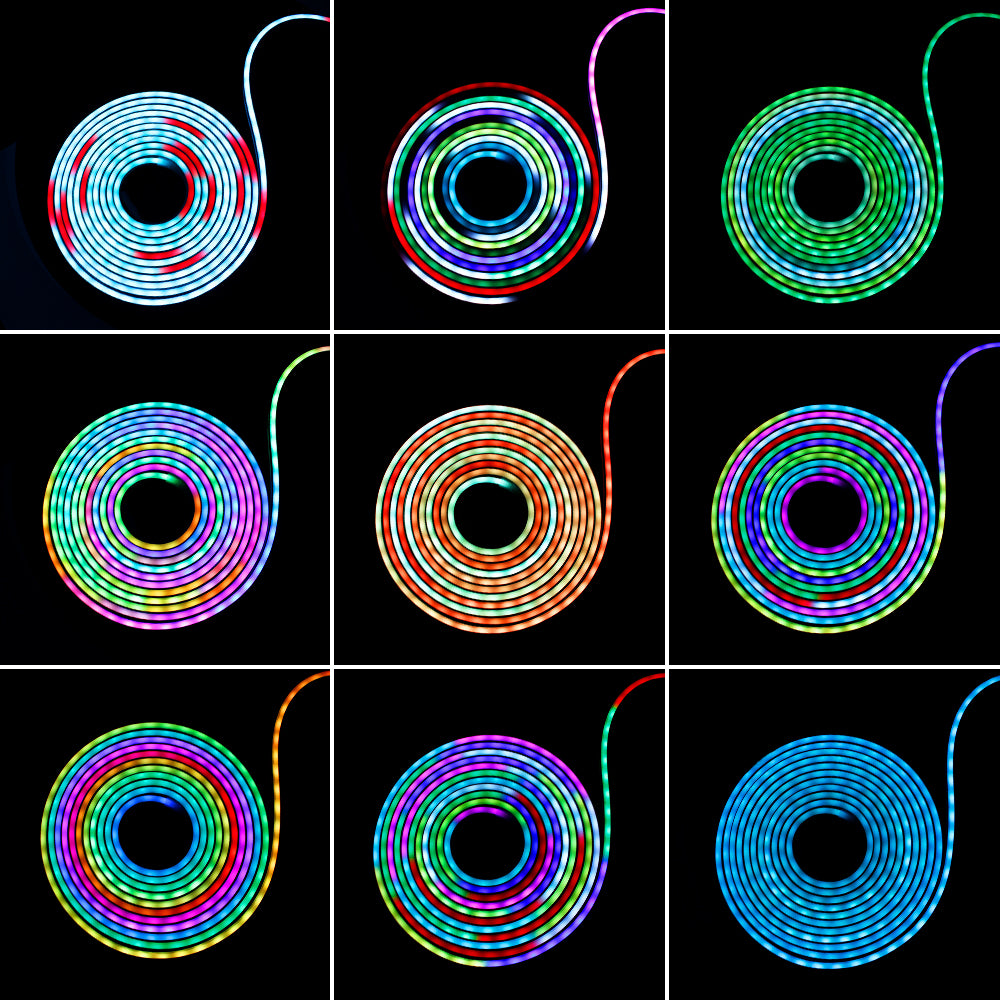 Free Shipping Addressable Pixel LED Light 12V T1616 NEON Dream Color WS2811 LED Strip Light Kit