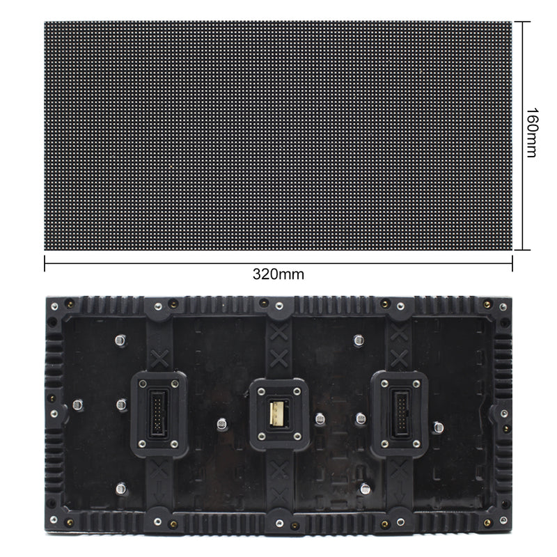 M-WF2.5L P2.5 Outdoor Waterproof Flex LED Module Display 2.5mm Small Pixel Pitch Full RGB LED Panel Screen in 320*160 mm w/8192 dots 24 Scan 4500 Nits