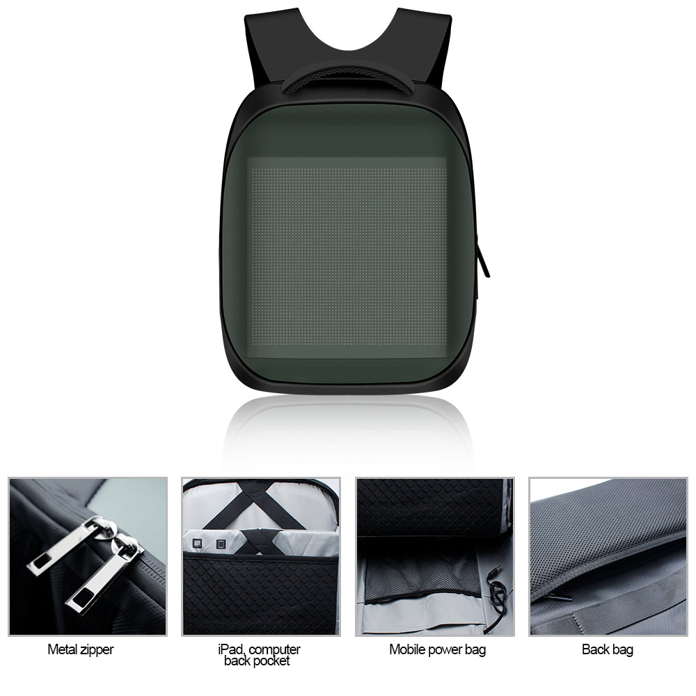 Free Shipping 3rd New Generation Dynamic Displayed LED Backpack APP Controlled LED Advertising Bag