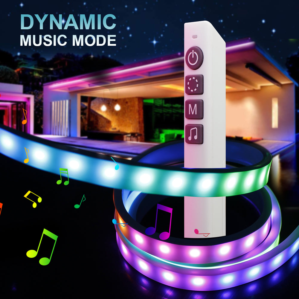 Free Shipping Addressable Pixel LED Light 12V T0513 NEON Dream Color WS2811 LED Strip Light Kit