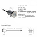 Free Shipping 8PCS Pack 1W DC12V-24V IP67 15° Angle Waterproof Garden Stainless Steel Wall Corner Light Outdoor Spot LED Step Light