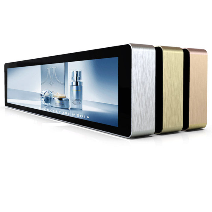 15.1" 1280X1080 Shelf Edge Stretched LCD Bar Display (400 CD/SQM) for supermarket