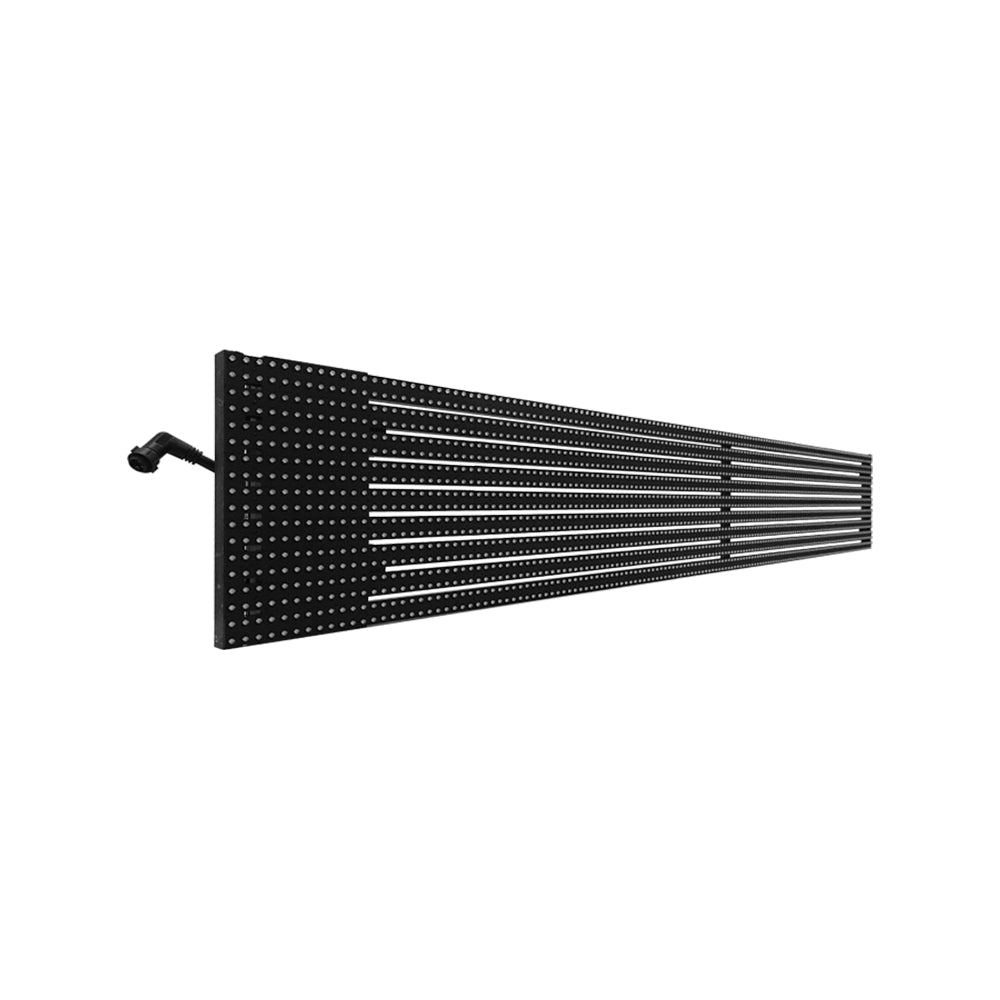 oClear B Series Outdoor Waterpoof P10/13mm Transparent LED Mesh Display High Brightness 6500nits in Size 1500x250mm Aluminum Cabinet for Fixed Installation