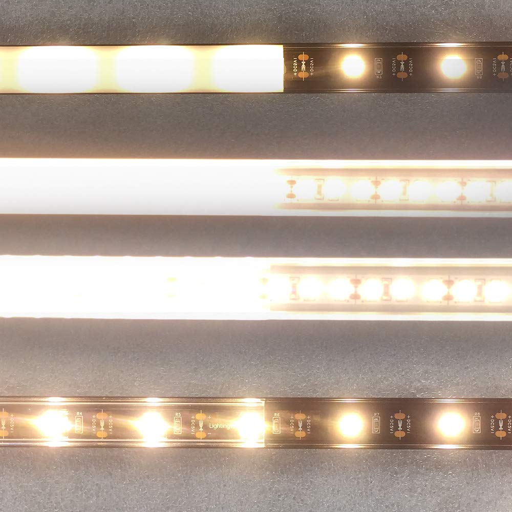Black LED Profile U02 9x17mm U-Shape LED Aluminum Channel System