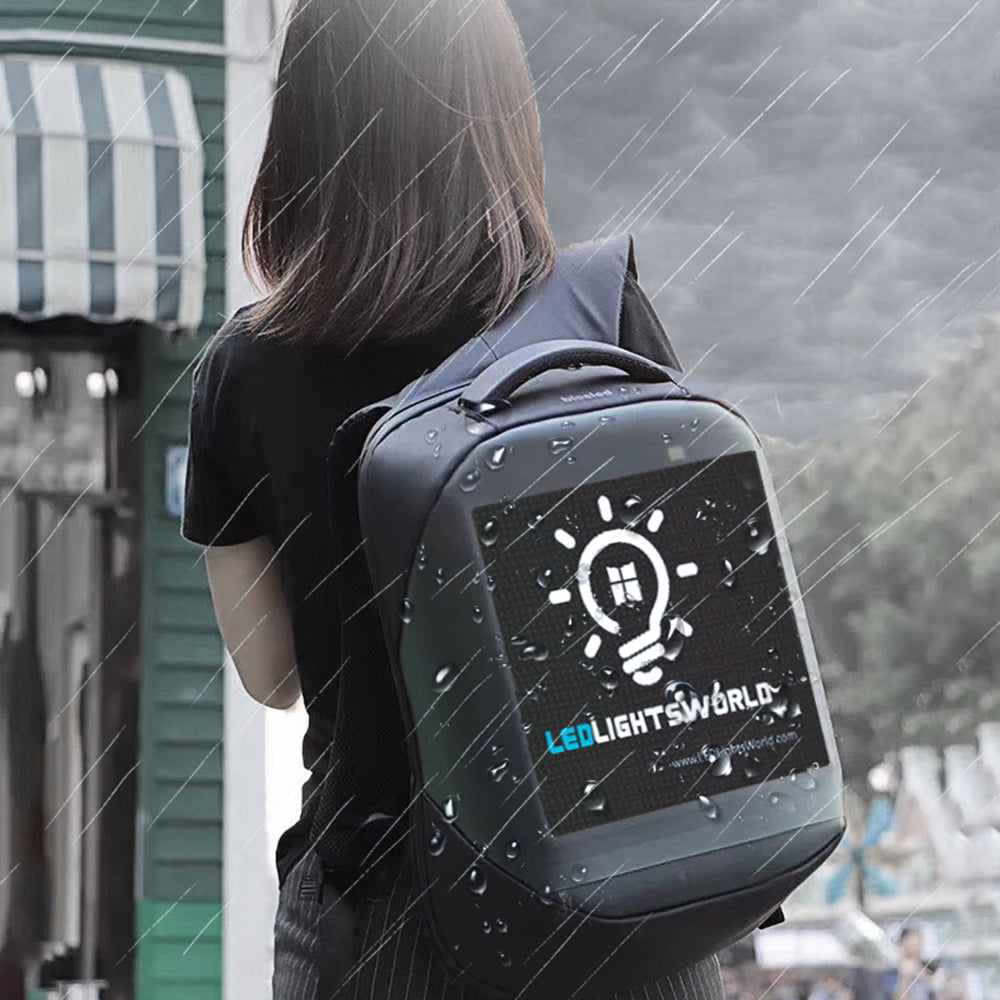Free Shipping 3rd New Generation Dynamic Displayed LED Backpack APP Controlled LED Advertising Bag