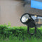 4 Pack 3W LED Landscape Lights Warm White 12V Waterproof Garden Pathway Lights Outdoor