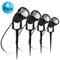 4 Pack 3W LED Landscape Lights Warm White 12V Waterproof Garden Pathway Lights Outdoor