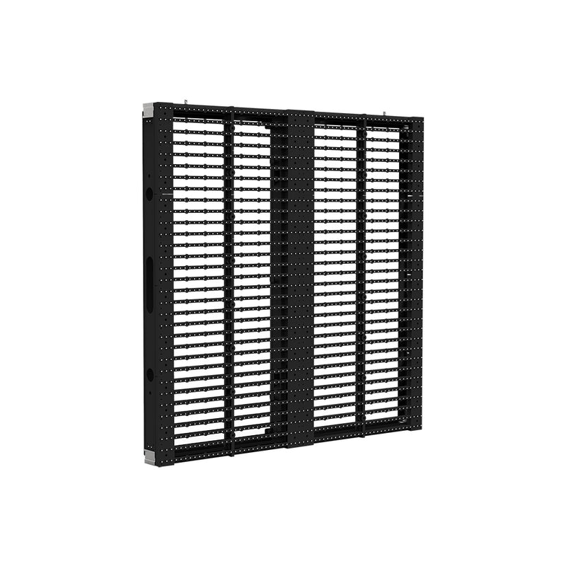 oClear Pro Series Outdoor Waterpoof P15.6/31.2mm Transparent LED Mesh Display High Brightness 7500nits in Size 1000x1000mm Aluminum Cabinet for Fixed Installation