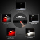 2 Pack LED Work Light Rechargeable 360° Rotate Magnetic Based 5 Modes LED Flashlight