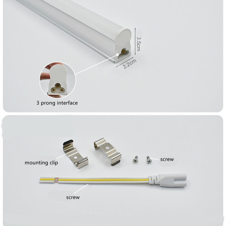 FREE SHIPPING 10Pcs Pack 2FT/3FT/4FT AC/DC 12-36V T5 LED Tube Light w/ Milky White Cover
