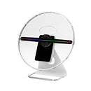 Free Shiping 30cm 3D Hologram Fan Battery Powered Advertising Logo Projector LED Fan Display