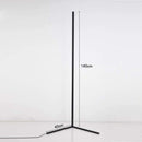 Free Shipping White Color Corner Floor Lamp Nordic Modern LED Floor Lamp Ambient Light w/ Foot Switch