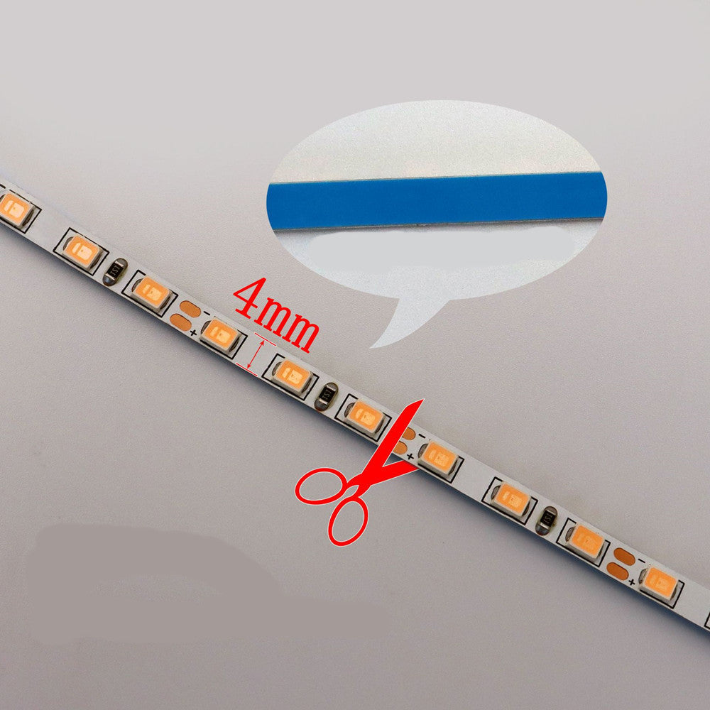 4MM Wide SMD2835-600 120LEDs per Meter Purple-ish Pink 12V 16.4FT (5Meters) Roll LED Strip Non-waterproof