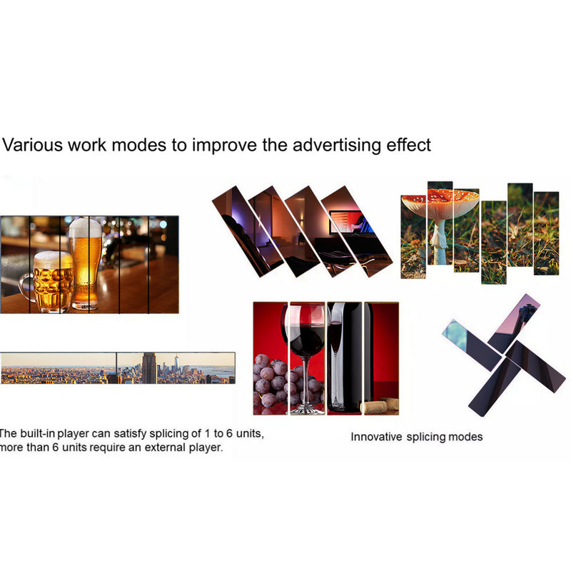 EP Series 480x1920mm Indoor LED Poster Display w/ Acrylic Protective Cover in 1.86 | 2.0 | 2.5mm Pixel Pitch