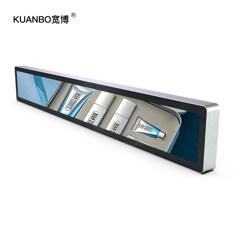 15.1" 1280X1080 Shelf Edge Stretched LCD Bar Display (700 CD/M) for supermarket